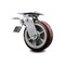 Service Caster 6 Inch Polyurethane Swivel Caster with Ball Bearing and Total Lock Brake SCC SCC-TTL30S620-PPUB - alternate 1